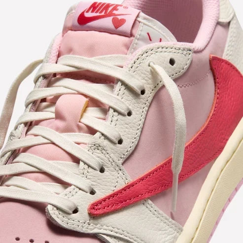 Nike Air Jordan 1 Low Travis Scott Tropical Pink Rosa Uomo Donna - 5