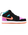 Nike Air Jordan 1 Mid Bambino Multicolor Nero Rosa Arancione