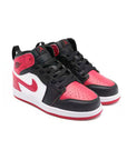 Nike Air Jordan 1 Mid Bambino Rosso Nero Bianco Classico