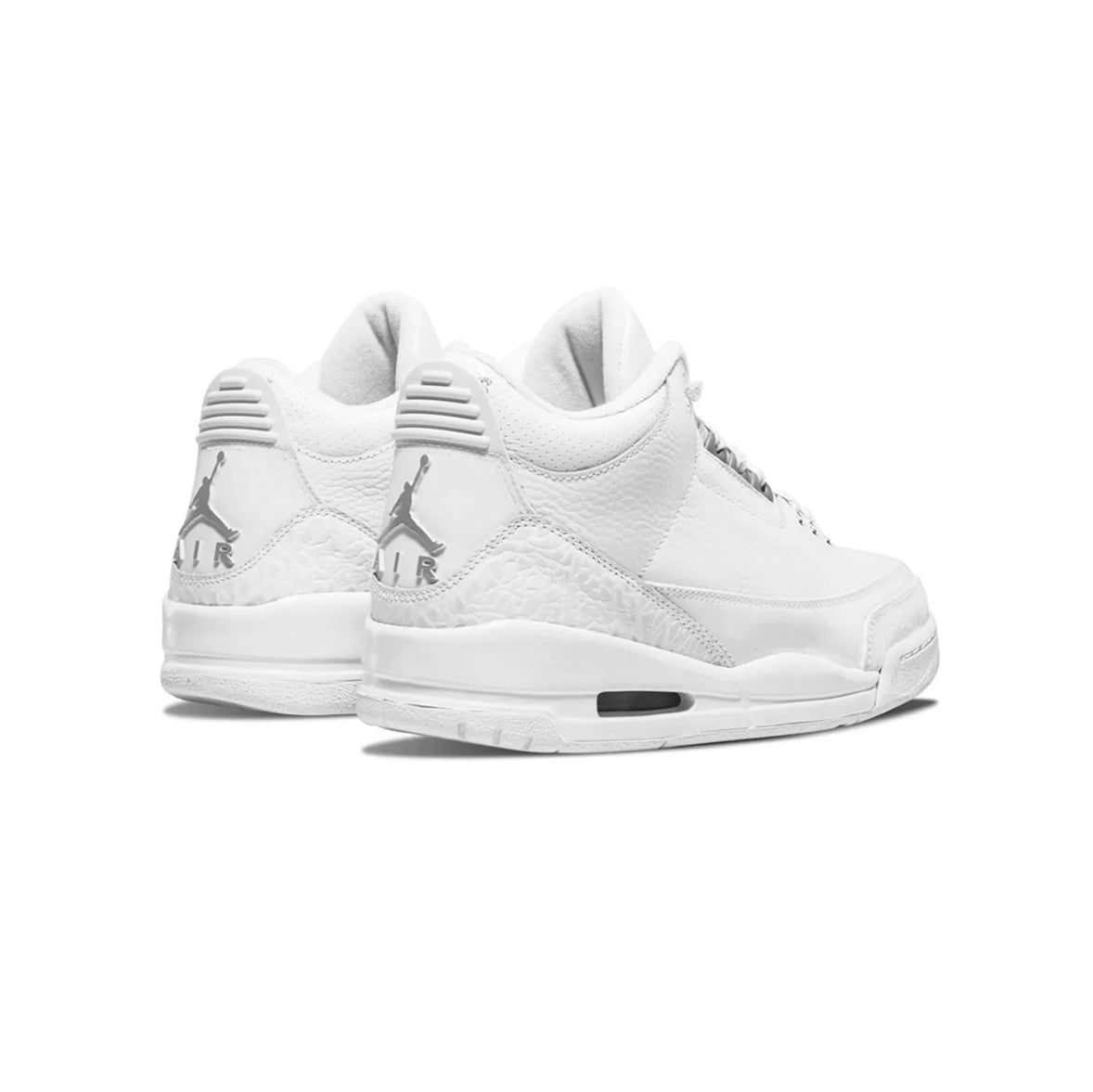 Nike Air Jordan 3 Retro Pure Money Bianco Argento Uomo - 3