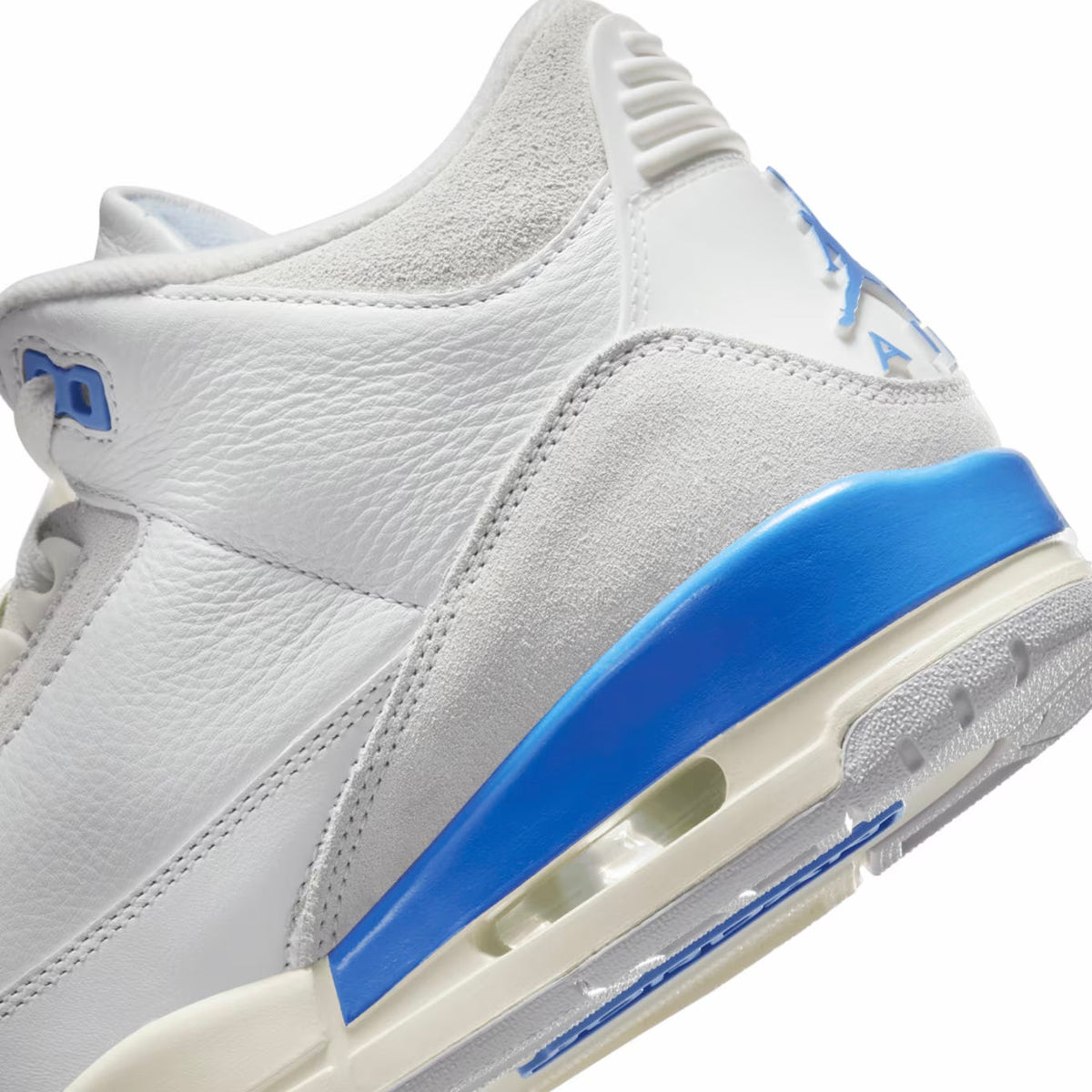 Nike Air Jordan 3 Retro Lucky Shorts Bianco Grigio Blu Uomo - 4