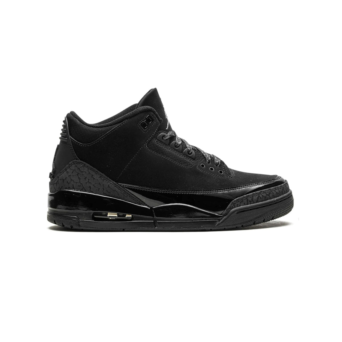 Nike Air Jordan 3 Retro Black Cat Nero Total Black Uomo - 1
