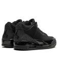Nike Air Jordan 3 Retro Black Cat Nero Total Black Uomo - 3