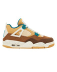 Nike Air Jordan 4 Retro Cacao Wow Marrone Crema Azzurro Uomo