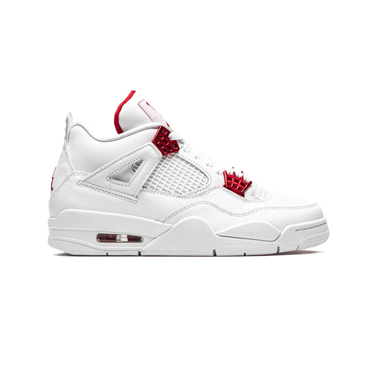 Nike Air Jordan 4 Retro Metallic Red Bianco Rosso Uomo