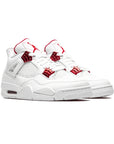 Nike Air Jordan 4 Retro Metallic Red Bianco Rosso Uomo