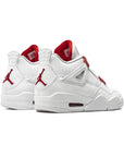 Nike Air Jordan 4 Retro Metallic Red Bianco Rosso Uomo