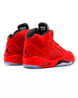 Nike Air Jordan 5 Retro Rosso Suede Fuoco Uomo