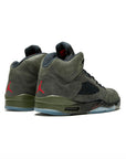 Nike Air Jordan 5 Retro Fear Pack Verde Oliva Nero Uomo