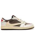 Nike Air Jordan 1 Low OG Travis Scott Reverse Mocha Marrone Bianco Uomo