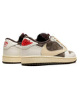 Nike Air Jordan 1 Low OG Travis Scott Reverse Mocha Marrone Bianco Uomo