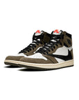 Nike Air Jordan 1 High OG Travis Scott Marrone Bianco Nero Uomo