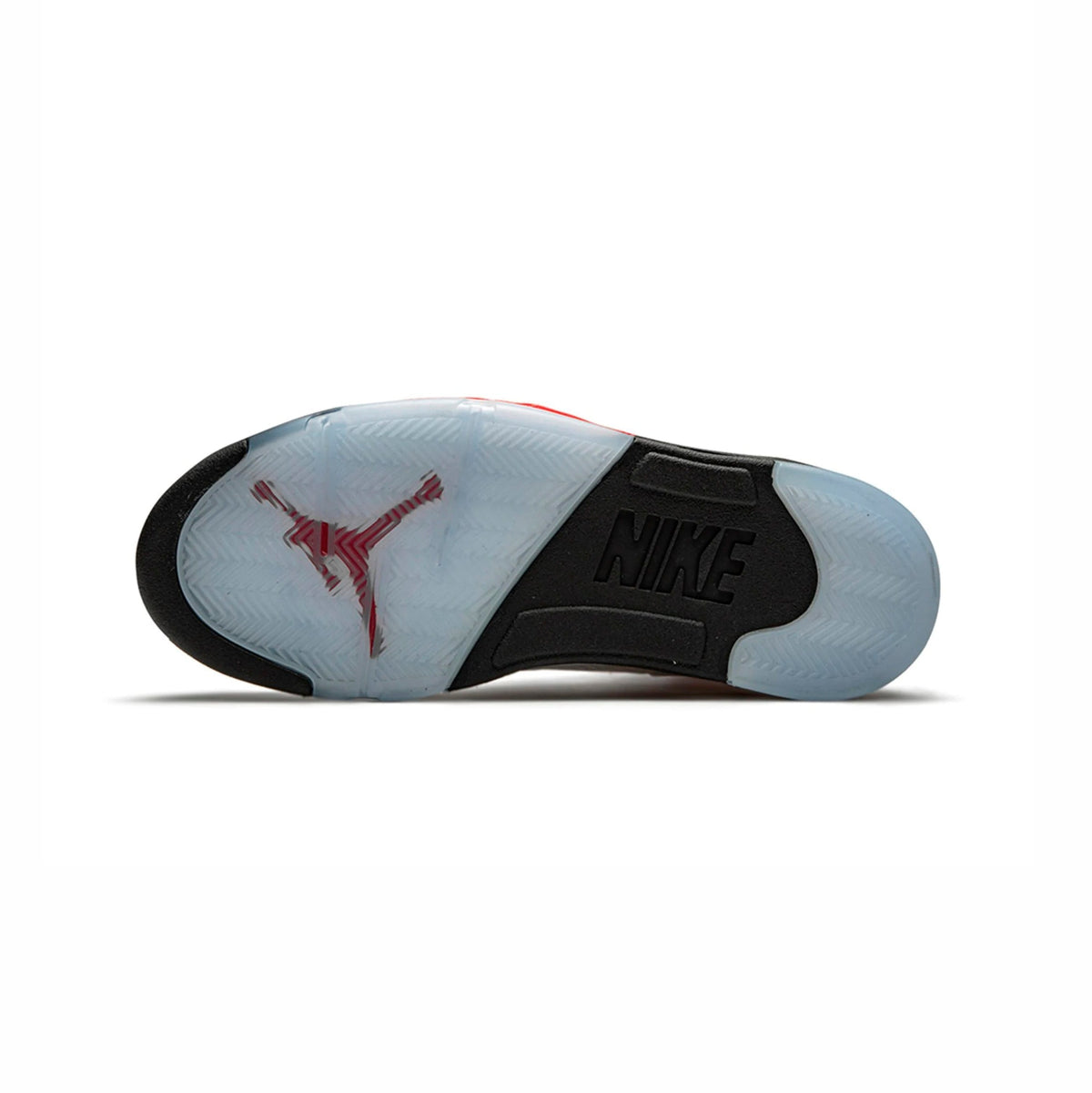 Nike Air Jordan 5 Retro Fire Red Bianco Nero Rosso Uomo