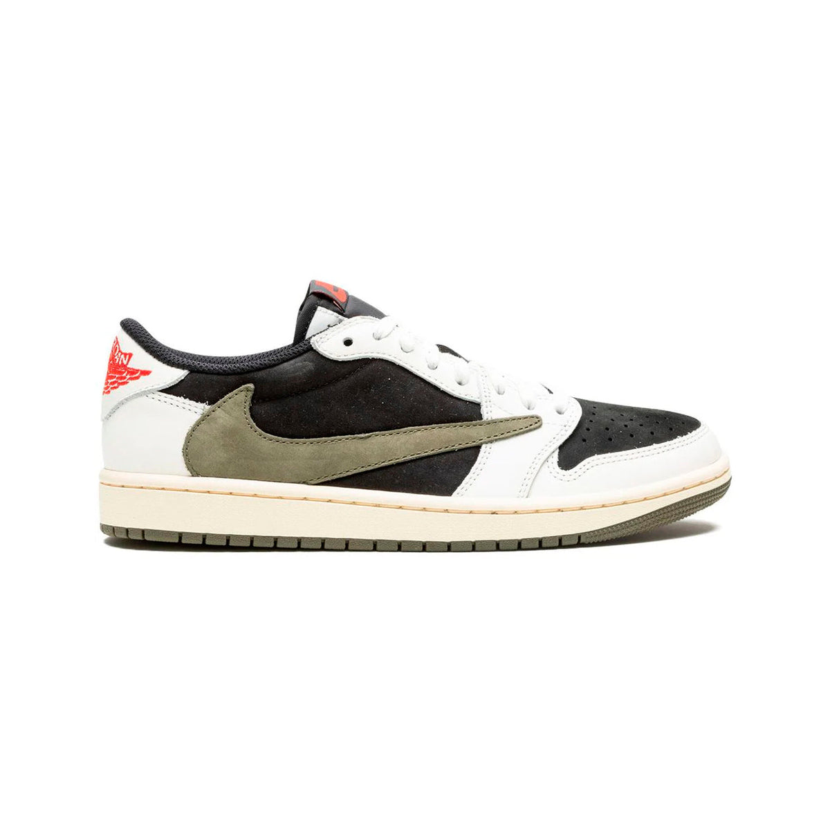 Nike Air Jordan 1 Low OG Travis Scott Reverse Olive Nero Bianco Uomo