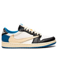 Nike Air Jordan 1 Low OG Travis Scott Fragment Blu Nero Bianco Uomo