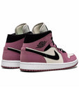 Nike Air Jordan 1 Mid Rosa Berry Nero Bianco Donna