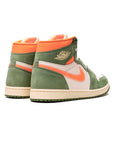 Nike Air Jordan 1 High Craft Verde Celadon e Arancione