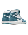 Nike Air Jordan 1 High in Denim Azzurro e Bianco