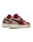 Nike Air Jordan 1 Low Rosa Canyon Rust Pelle Scamosciata