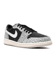 Nike Air Jordan 1 Low Retro Nero Cemento Grigio Bianco Uomo