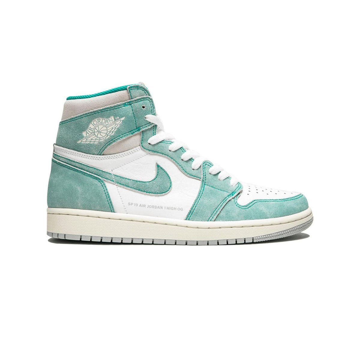 Nike Air Jordan 1 High OG Turbo Green Pelle Scamosciata