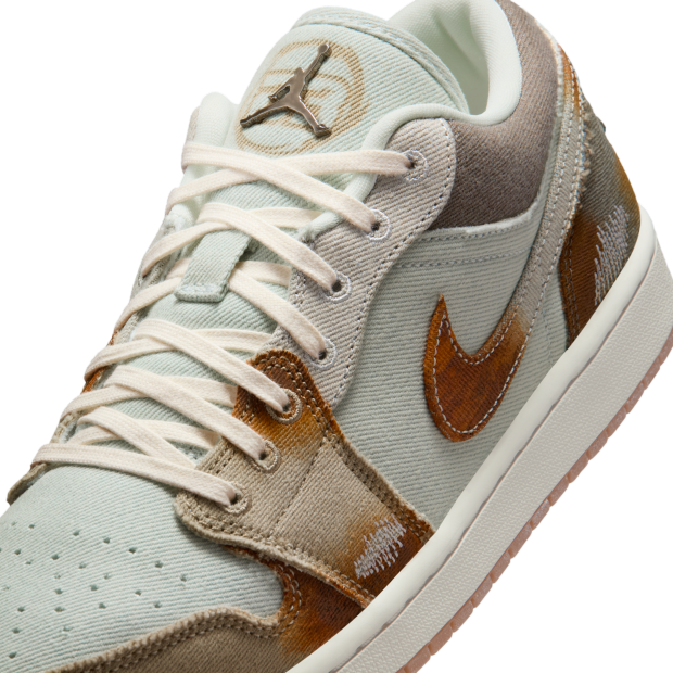 Nike Air Jordan 1 Low SE Multi-Color Sail Light Bone Rame Uomo - 5
