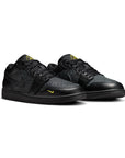 Nike Air Jordan 1 Low Nero Elephant Print Giallo Neon Uomo - 2