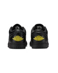 Nike Air Jordan 1 Low Nero Elephant Print Giallo Neon Uomo - 3