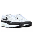 Nike Air Max 1 Bianco e Nero Uomo Sneakers Classiche
