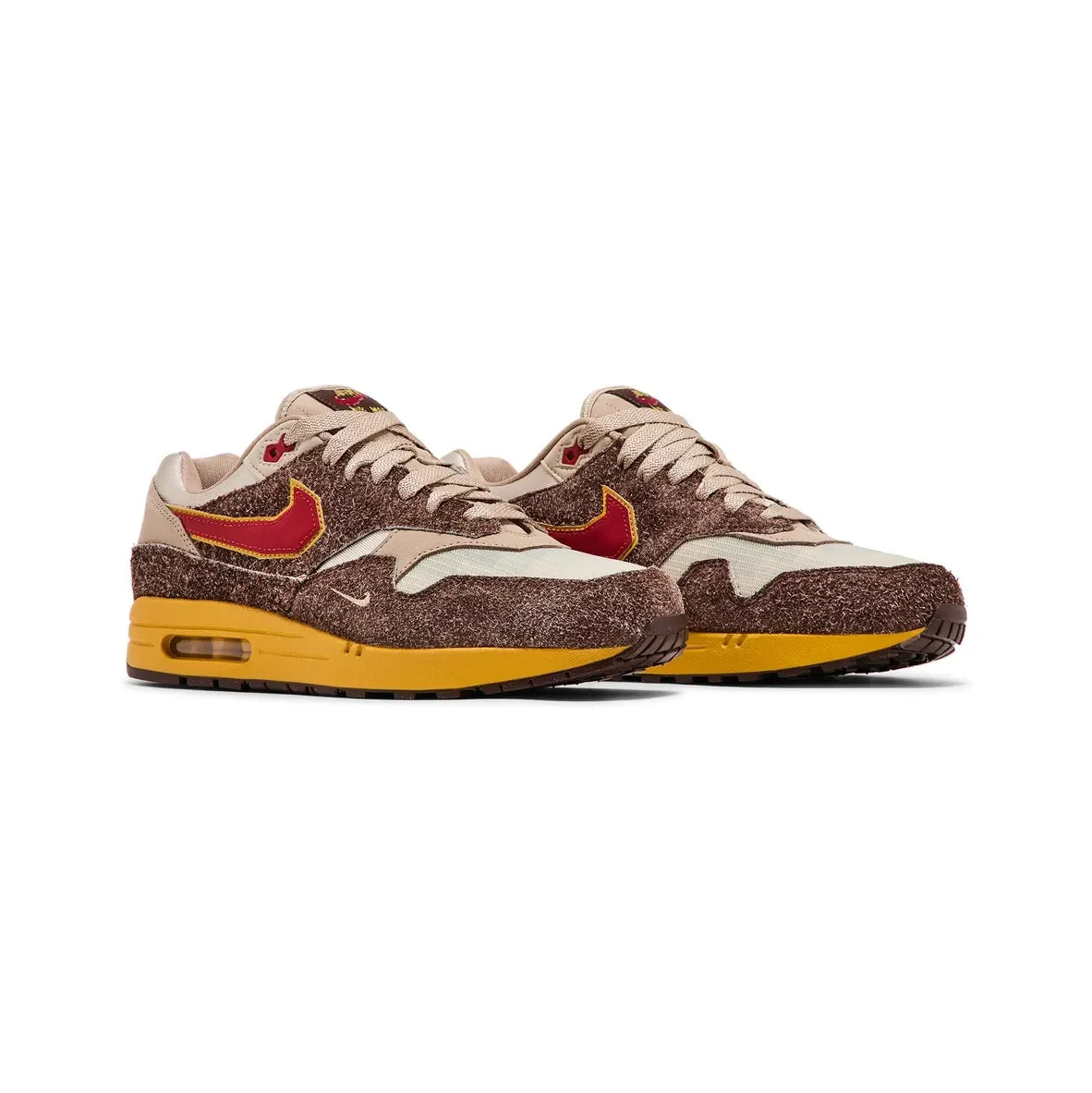 Nike Air Max 1 .SWOOSH Low Poly Big Head Origins Marrone Uomo Donna - 2