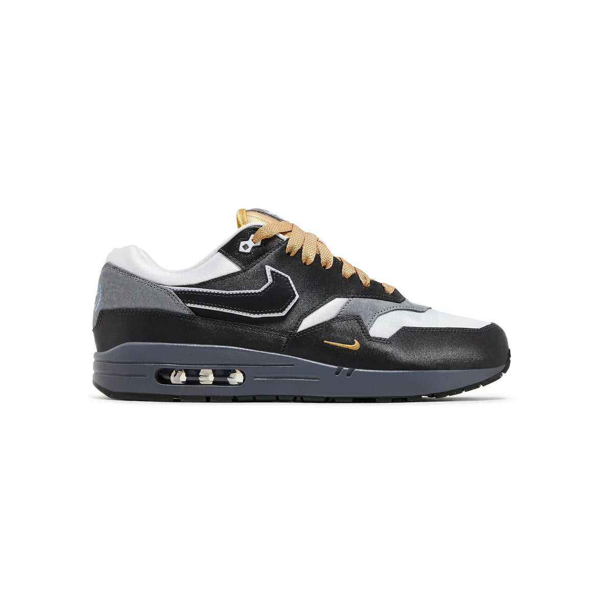 Nike Air Max 1 .SWOOSH Low Poly Big Head Mode Nero Grigio Uomo Donna - 1