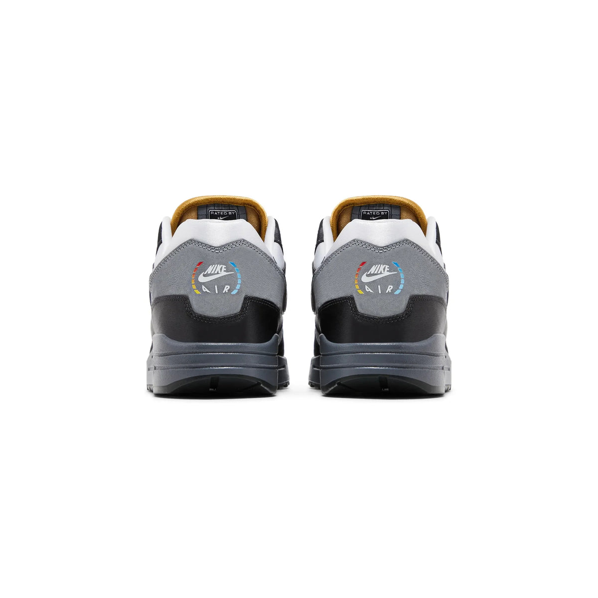 Nike Air Max 1 .SWOOSH Low Poly Big Head Mode Nero Grigio Uomo Donna - 3