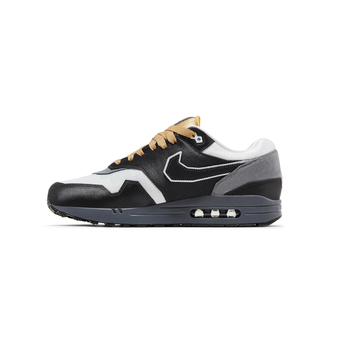 Nike Air Max 1 .SWOOSH Low Poly Big Head Mode Nero Grigio Uomo Donna - 4