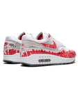 Nike Air Max 1 Tinker Sketch to Shelf Bianco Rosso Uomo Sneakers Esclusive