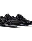 Nike Air Max 1 Sketch Schematic Nero Uomo Sneakers Design Esclusivo