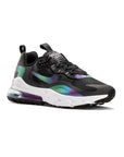 Nike Air Max 270 React Nera con Effetto Cromatico Iridescente