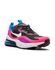 Nike Air Max 270 React Nera con Dettagli Rosa Hyper e Viola Vivid