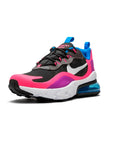 Nike Air Max 270 React Nera con Dettagli Rosa Hyper e Viola Vivid