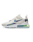 Nike Air Max 270 React Bianca con Effetto Cromatico Iridescente