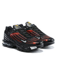 Nike Air Max Plus 3 Nero Rosso Uomo Sneakers Tecnologiche e Moderne