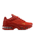 Nike Air Max Plus 3 Rosso Triple Uomo Sneakers Grintose e Moderne