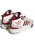 Adidas Post Up Scarpe Bianche e Bordeaux Uomo Stile Basket Retrò