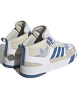 Adidas Post Up Sneakers Bianche e Blu Royal Uomo Stile Basket Retrò