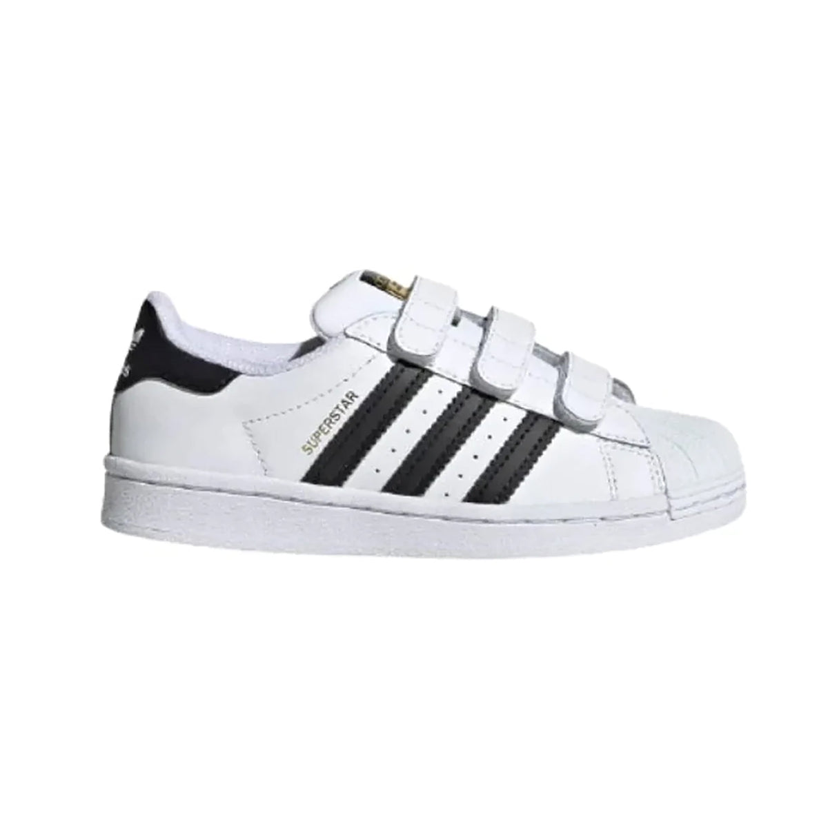 Adidas Superstar Bambini Bianche con Strisce Nere Sneakers Casual