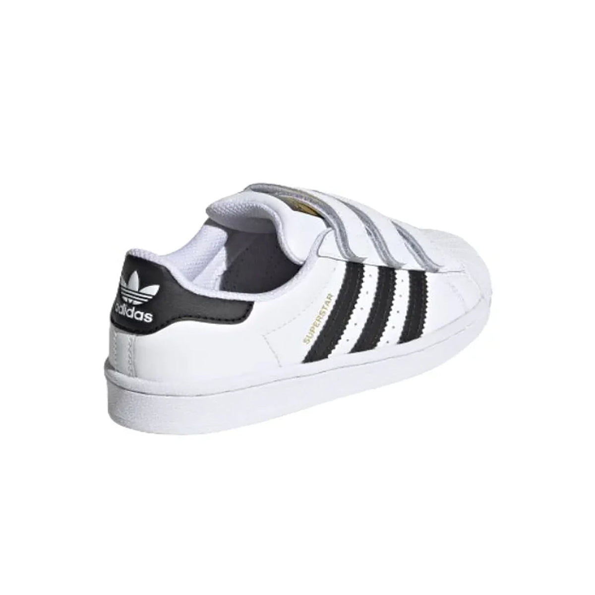 Adidas Superstar Bambini Bianche con Strisce Nere Sneakers Casual