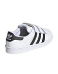 Adidas Superstar Bambini Bianche con Strisce Nere Sneakers Casual