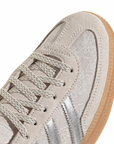 Adidas Spezial Chalk Pearl Silver Metallic sneakers basse uomo e donna in bianco argento - vista posteriore