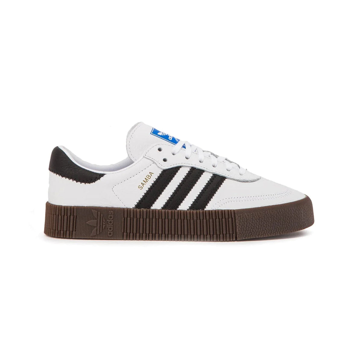 Adidas Samba rose White sneakers basse uomo e donna in bianco - vista laterale