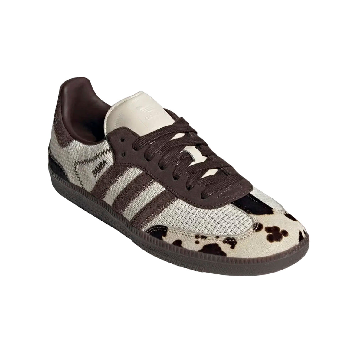 Adidas Samba OG notitle Cow Print sneakers basse uomo e donna in bianco nero - dettaglio suola