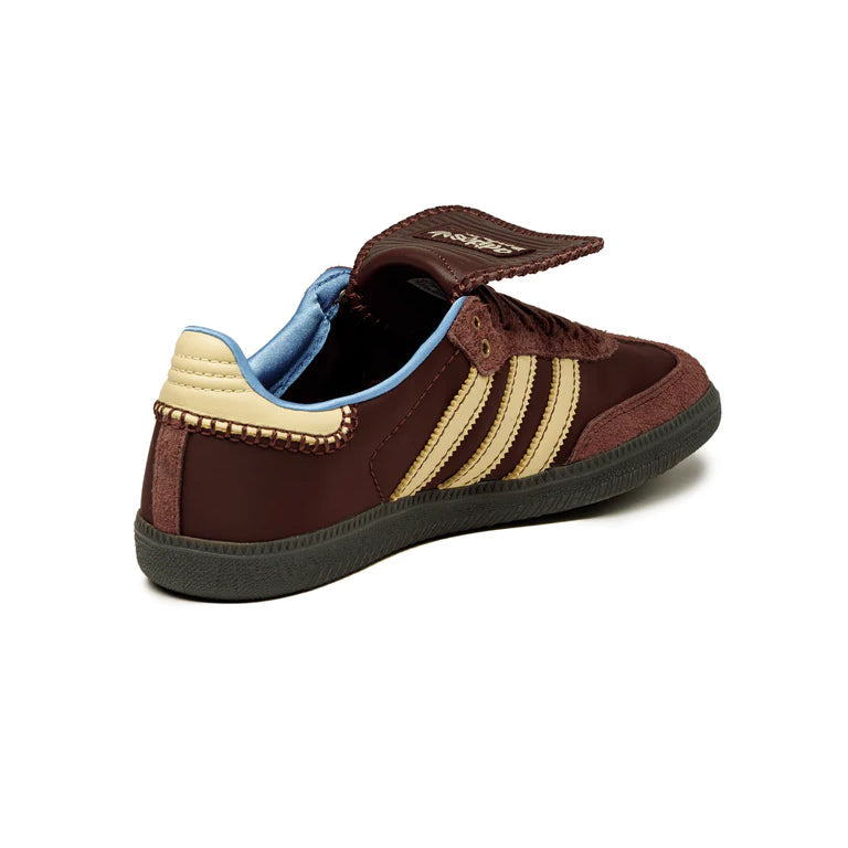 Adidas Samba Fox Brown x Wales Bonner sneakers basse uomo e donna in marrone - dettaglio suola